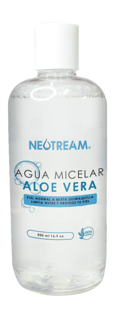 Caja con 13 piezas de Agua Micelar Piel Normal-Mixta Aloe Vera 500 ml