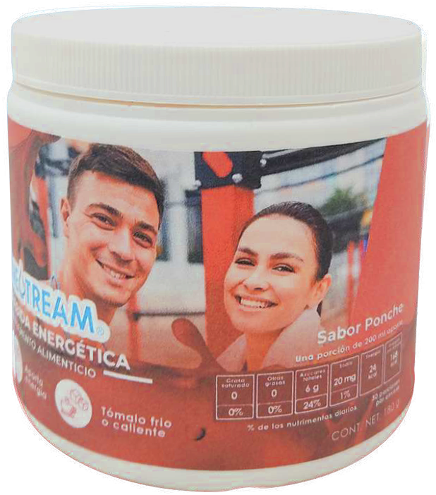 Bebida Energética Sabor Ponche De Frutas 180 gramos