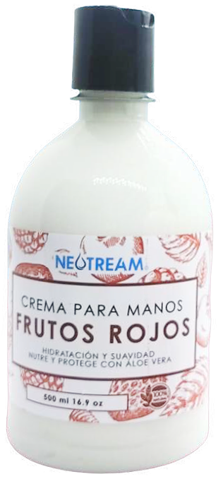 Crema para Manos Frutos Rojos 500 ml