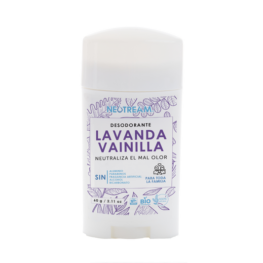 Desodorante en Barra Lavanda Vainilla 60 gramos
