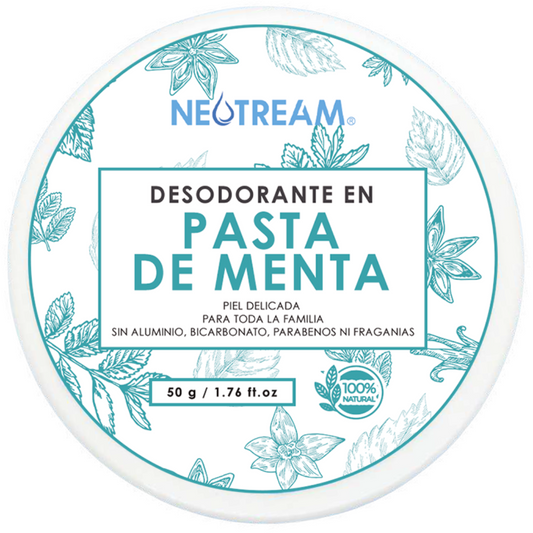 Desodorante en Pasta Menta 50 gramos
