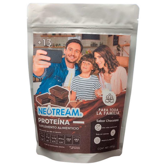 Proteína Sabor Chocolate Bolsa 210 gramos