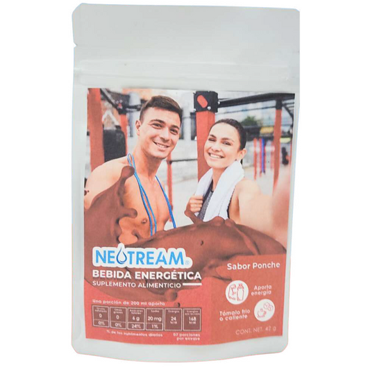 Bebida Energética Sabor Ponche De Frutas Bolsa 42 gramos